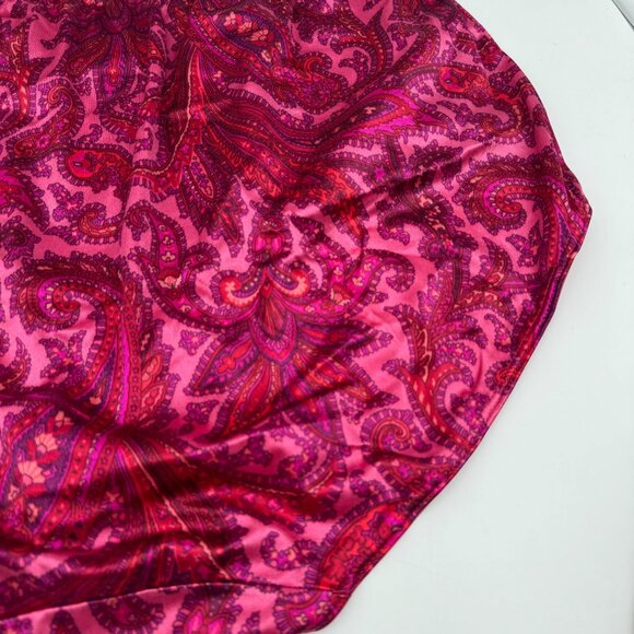 Vintage 90's Cacique Second Skin Shiny Satin High Leg Brief bikini Panty shinny - Picture 10 of 11